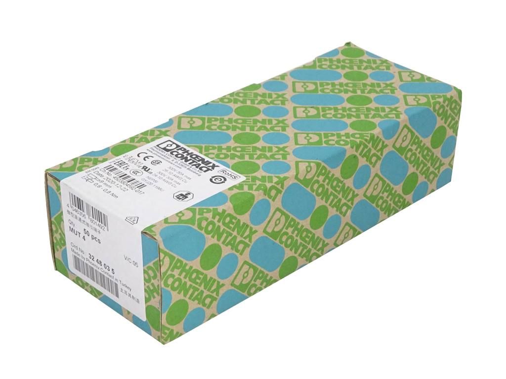 Phoenix Contact 3248035 MUT 4 - Mini feed-through terminal block — Terminal Blocks