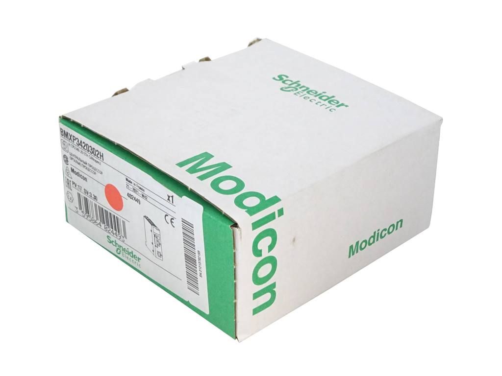 Schneider Electric BMXP3420302H processor, Modicon M340, max 1024 discrete, 256 analog IO, CANopen, Ethernet, for severe environment — Sterowniki PLC