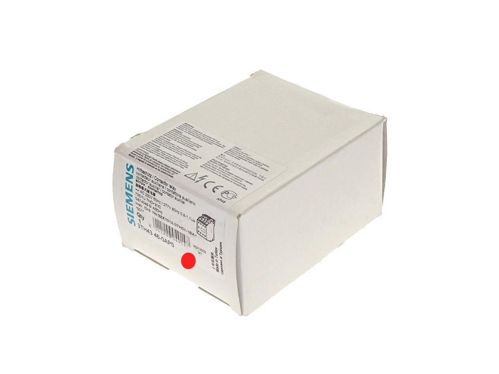 Siemens 3TH4346-0AP0 AC Relay, 73E EN 50011, 7 NO + 3 NC, 230/220V, 50 Hz — Contactors & Relays